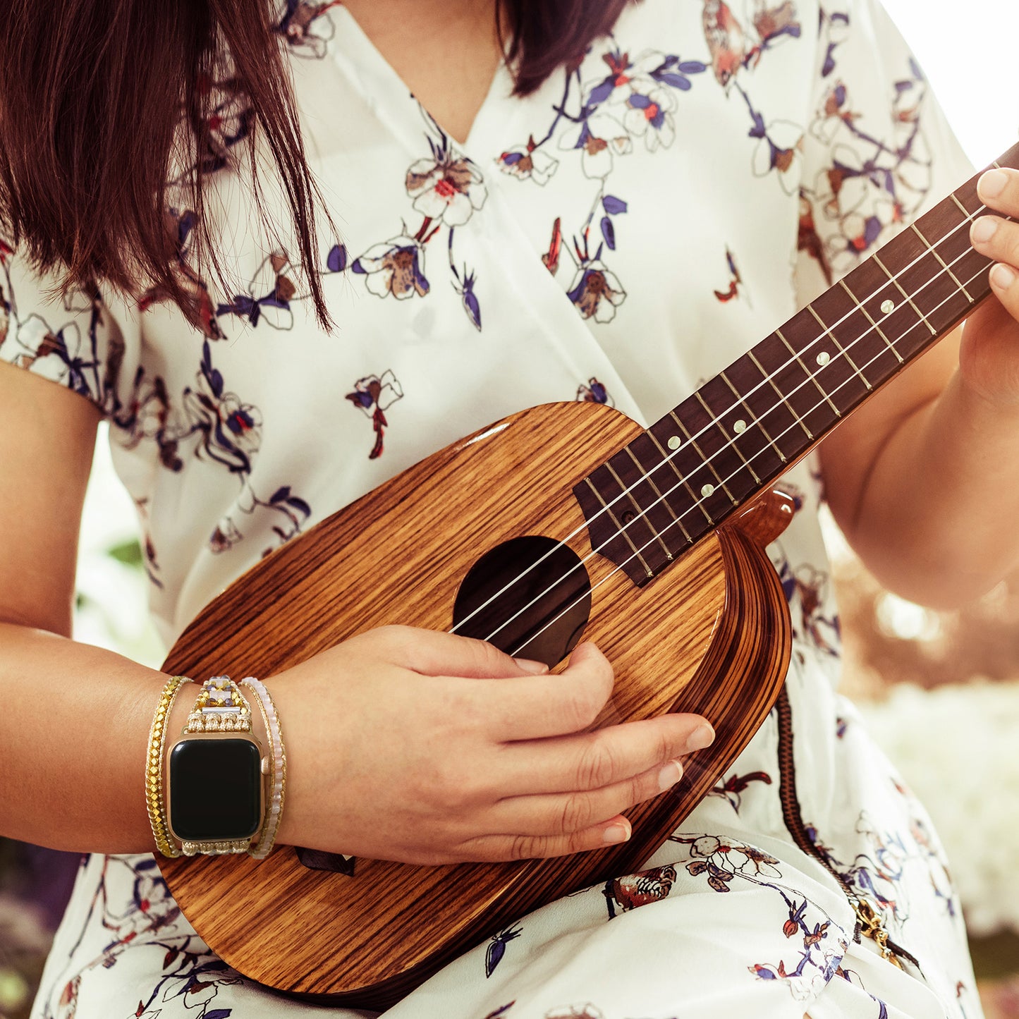 Boho Leather Wrap Bands Compatible with Apple Watch Band
