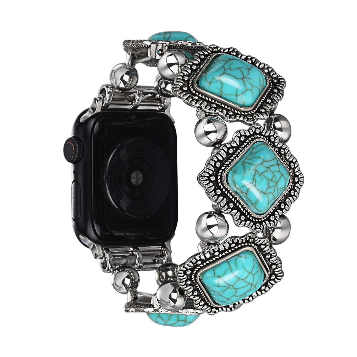 Beaded Bracelet Compatible with Apple Watch Band