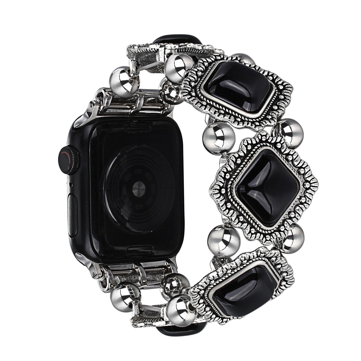 Beaded Bracelet Compatible with Apple Watch Band